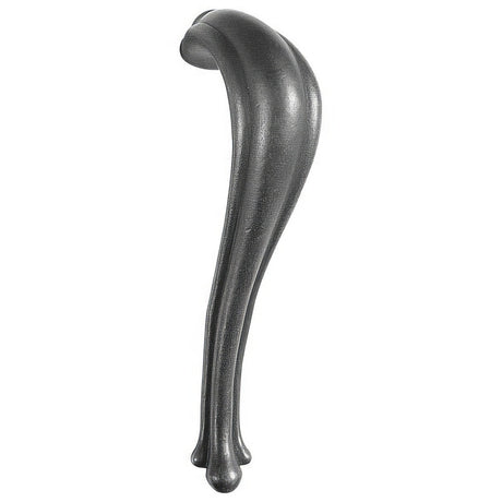 Emtek 86144RHFB flat black door pull