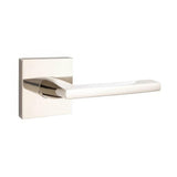 Emtek C5110HLOUS26 C5110HLOUS Helios Lever Passage with Square Rose and CF Mechanism Polished Chrome