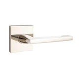 Emtek C5110HLOUS3NL C5110HLOUS Helios Lever Passage with Square Rose and CF Mechanism Unlacquered Brass