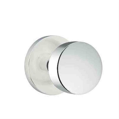 Emtek C5209ROUUS19XUS26 C5209ROUUS Knob Privacy with Disk Rose Flat Black by Polished Chrome