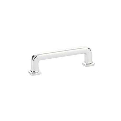 Emtek Cabinet Pull with 3-1/2" Center to Center in Polished Chrome
