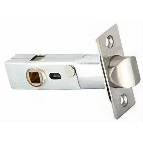 Emtek EM28PVL234S15 28 Degree Privacy Latch with 2-3/4 Backset and Square Corners for Products Satin Nickel