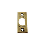 Emtek EMFPSSS Square Latch Faceplate for Products Stainless Steel