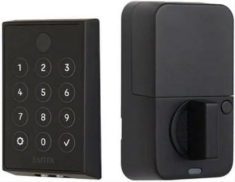 Emtek EMP21211US19 EMPowered2™ Bluetooth and WiFi Motorized Touchscreen Keyless Deadbolt Flat Black