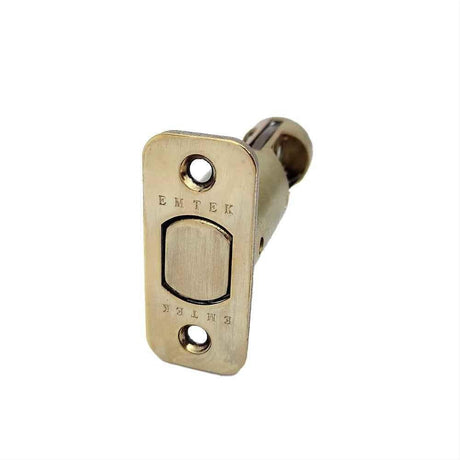 Emtek LC4-DBLCH237R-US3 Deadbolt Latch 2-3/8" Backset Polished Brass Lifetime