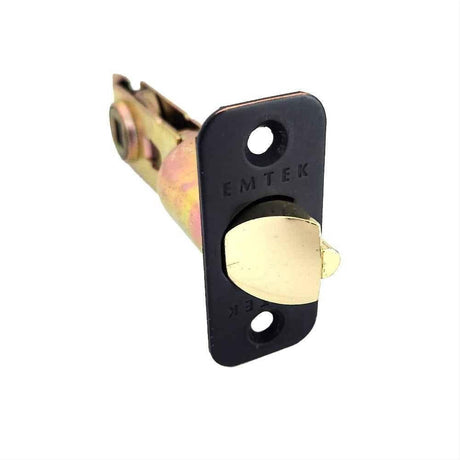 Emtek LC4-DLB275R-US10B in Lever or Knob 2-3/4" Backset 1/4" Radius Corner Deadlatch Oil Rubbed Bronze