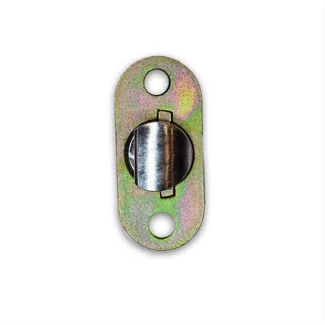 Emtek LC4-PRV28B237-C Degree Gold Privacy Latch 2-3/8" Backset Less Faceplate Silver
