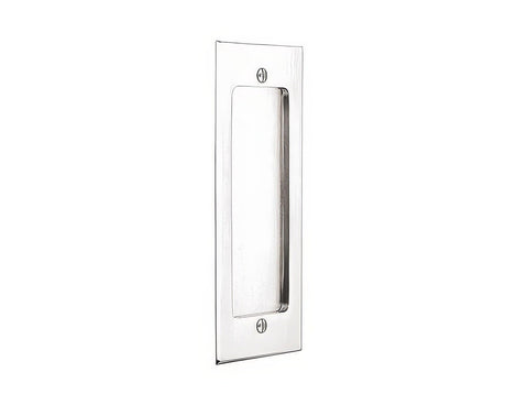 Emtek 2215US14 lifetime polished nickel flush pull