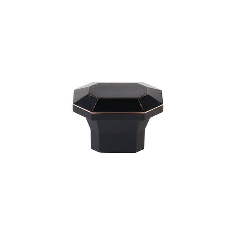 Emtek Rectangular 1-3/8" x 2" Cabinet Knob in Oil Rubbed Bronze
