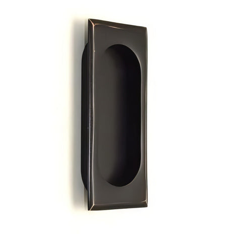 Emtek 2201US19 flat black sliding door pull