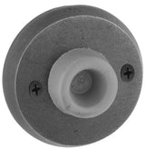 Emtek 2255#2FBS flat black steel wall mounted door stop