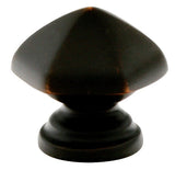Emtek 86119US10B Hexagon 1-1/8" Solid Brass Cabinet Knob Oil Rubbed Bronze