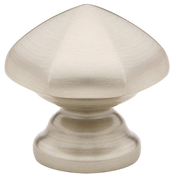 Emtek 86119US15 Hexagon 1-1/8" Solid Brass Cabinet Knob Satin Nickel