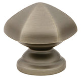 Emtek 86119US15A Hexagon 1-1/8" Solid Brass Cabinet Knob Pewter