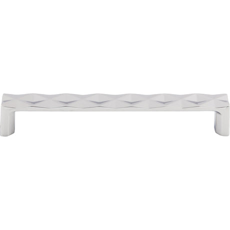 Top Knobs TK563PC Quilted 6 5/16" Center to Center Bar Pull Polished Chrome