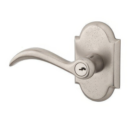Baldwin ENARCLRAR492 EN.ARC.L.RAR Arch Keyed Entry Single Cylinder Door Lever White Bronze