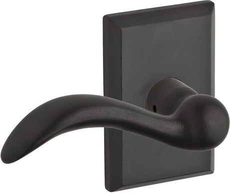 Baldwin ENARCLRSR481 Reserve keyed entry keyed entry door lever in polished brass, additional view