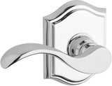 Baldwin ENCURTAR260 polished chrome keyed entry door lever