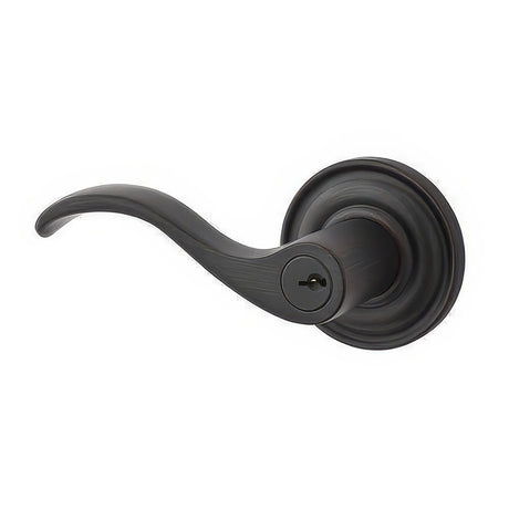 Baldwin ENCURTRR112 venetian bronze keyed entry door lever