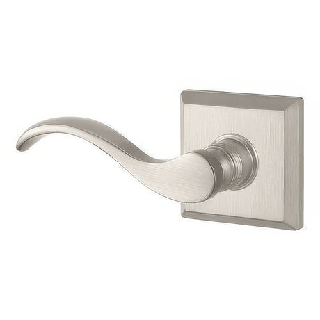 Baldwin ENCURTSR150 satin nickel keyed entry door lever