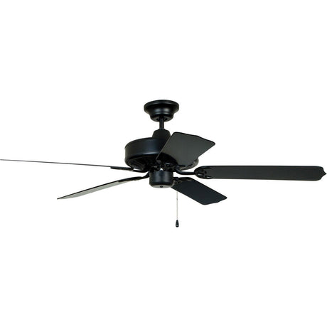 Craftmade END52MBK5P matte black ceiling fan blades included