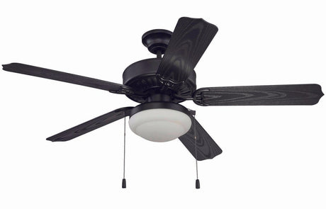 Craftmade END52MBK5PC1 matte black ceiling fan blades included