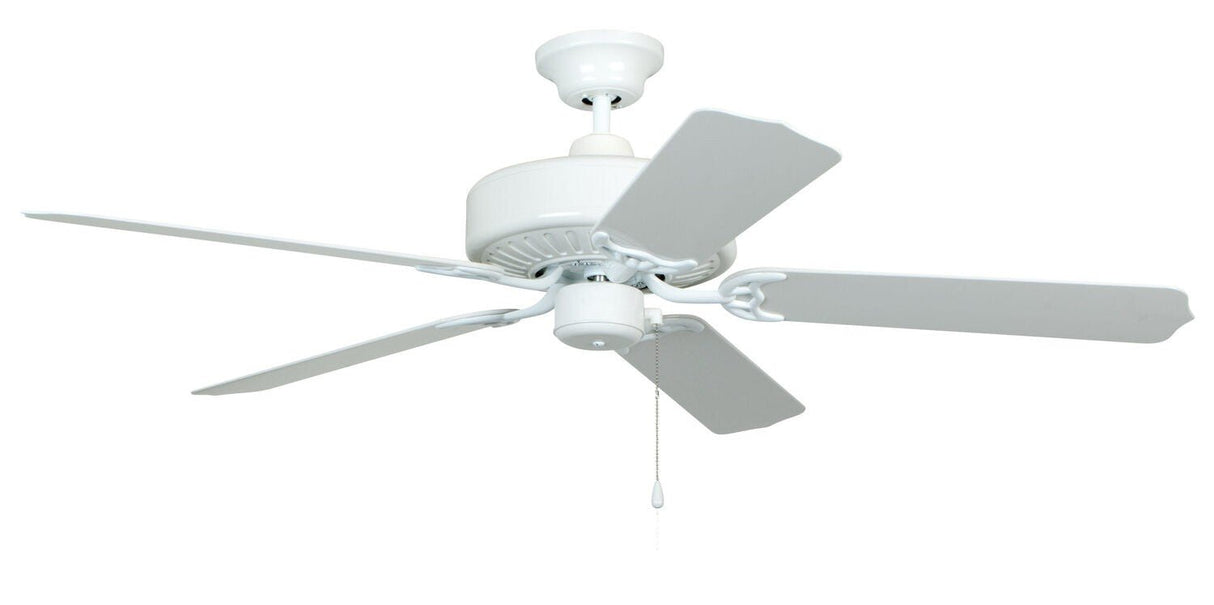 Craftmade END52WW5P white ceiling fan blades included