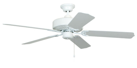 Craftmade END52WW5P white ceiling fan blades included