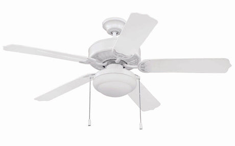 Craftmade END52WW5PC1 white ceiling fan blades included