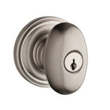 Baldwin ENELLTRR150 satin nickel keyed entry door knob
