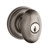 Baldwin ENELLTRR152 matte antique nickel keyed entry door knob