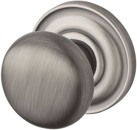 Baldwin ENROUTRR152 matte antique nickel keyed entry door knob