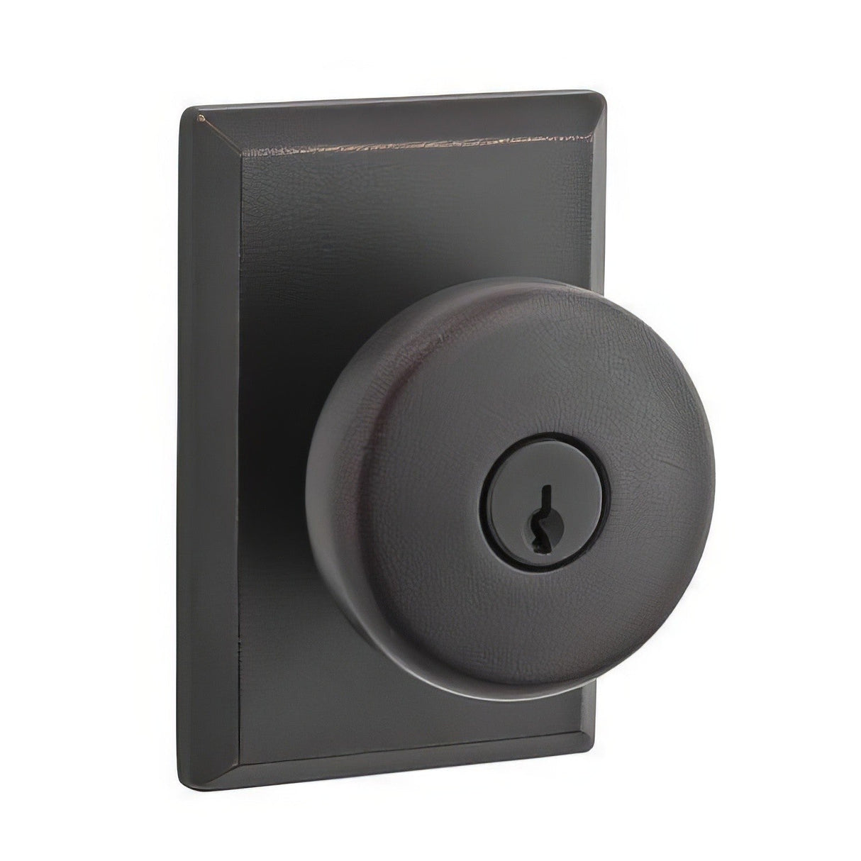 Baldwin ENRUSRSR481 dark bronze keyed entry door knob