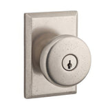 Baldwin ENRUSRSR492 white bronze keyed entry door knob