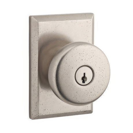 Baldwin ENRUSRSR492 white bronze keyed entry door knob
