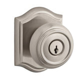 Baldwin ENTRATAR150 satin nickel keyed entry door knob