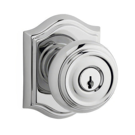 Baldwin ENTRATAR260 polished chrome keyed entry door knob