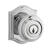Baldwin ENTRATAR260 polished chrome keyed entry door knob