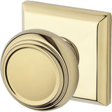 Baldwin ENTRATSR003 polished brass keyed entry door knob
