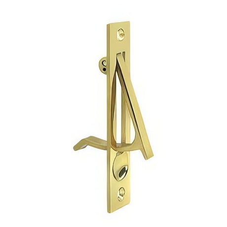 Deltana EP475U3-UNL unlacquered bright brass edge pull