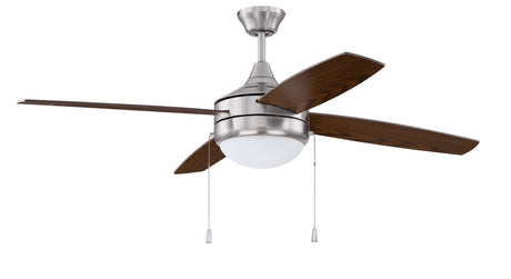 Craftmade EPHA52BNK4 brushed polished nickel ceiling fan blades included