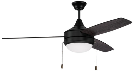 Craftmade EPHA52FB3 flat black ceiling fan blades included