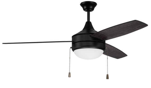 Craftmade EPHA52FB3 flat black ceiling fan blades included