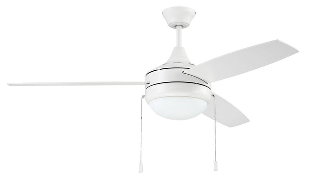 Craftmade EPHA52W3 white ceiling fan blades included
