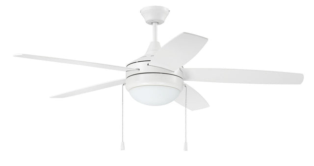 Craftmade EPHA52W5 white ceiling fan blades included