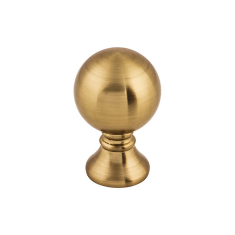 Top Knobs TK801HB Kara 1" Diameter Round Knob Honey Bronze