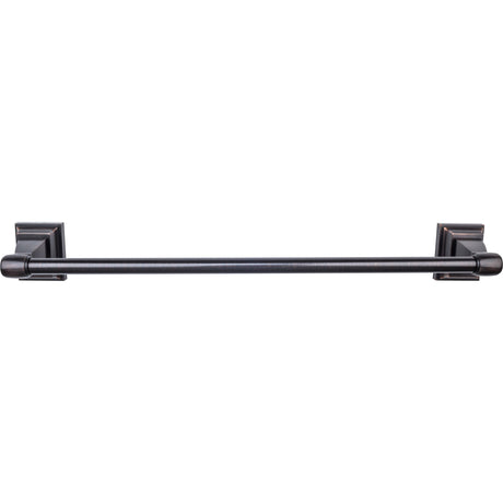 Top Knobs STK8TB TOP BATH (R) Stratton Bath Single 26" Wall Mounted Towel Bar Tuscan Bronze