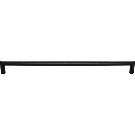 Top Knobs TK946BLK Kinney 12" Center to Center Bar Pull Flat Black