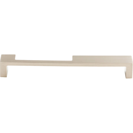Top Knobs TK260BSN Modern Metro Notch Pull B 7" Center to Center Bar Pull Brushed Satin Nickel