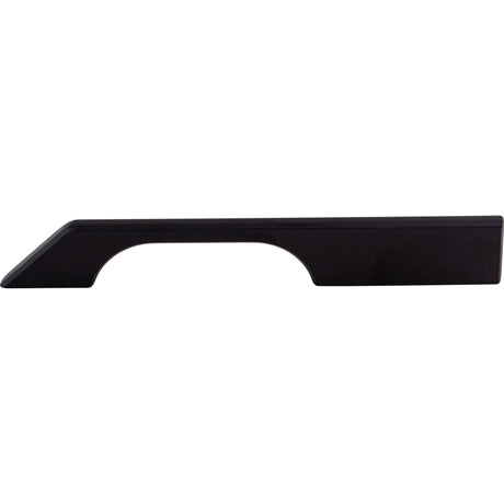 Top Knobs TK15BLK Tapered 7" Center to Center Bar Pull Flat Black